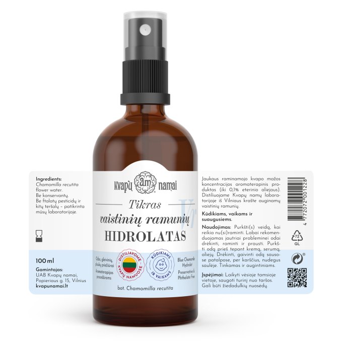 Blue Chamomile Hydrolat, Chamomilla recutita