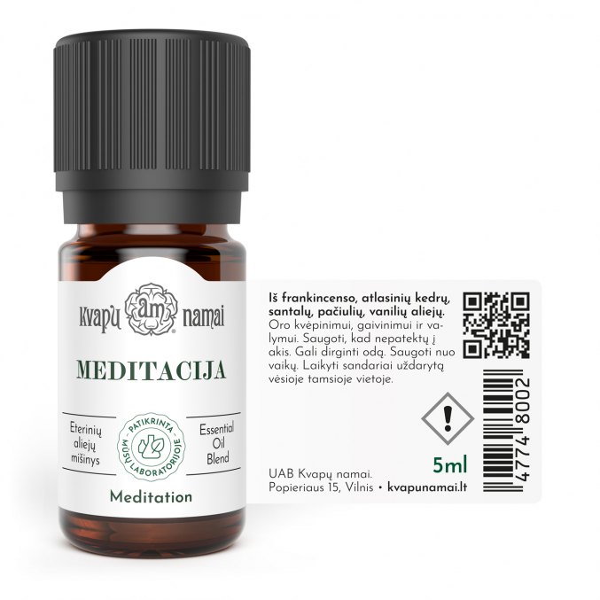 MEDITATION aromatherapeutic essential oil blend