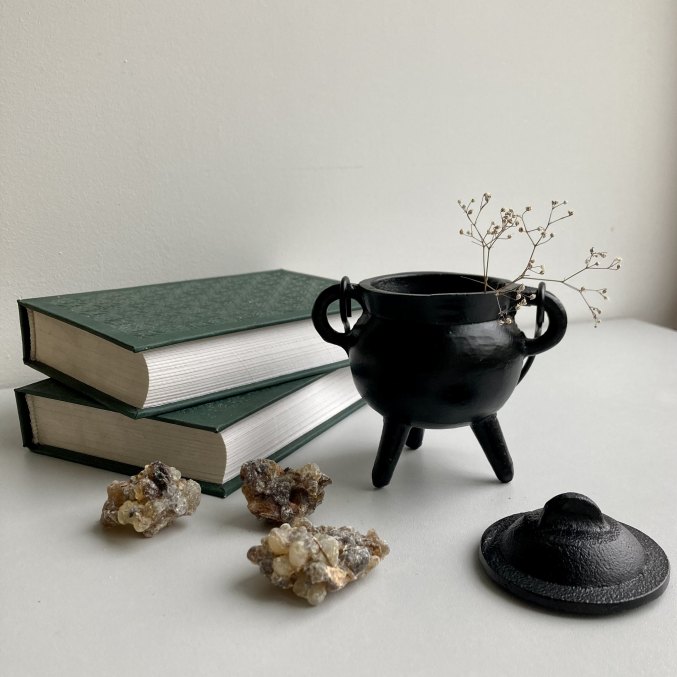 Cauldron cast iron censer