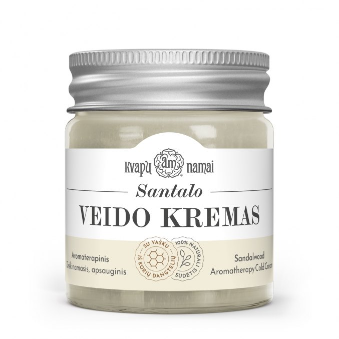 Santalo veido kremas aromaterapinis