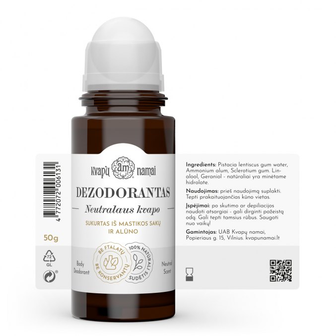 Natural deodorant NEUTRAL SCENT
