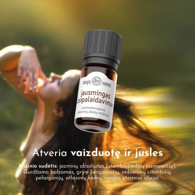 JAUSMINGAS ATSIPALAIDAVIMAS aromaterapinis mišinys