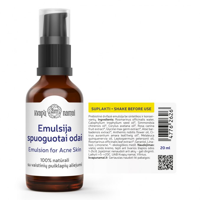 Natural EMULSION for acne