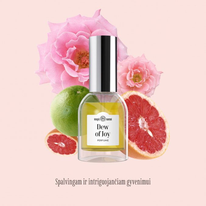Natural perfume "Dew of Joy" parfum, unisex by Kvapu namai