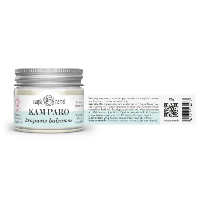 Kvapusis kamparo balzamas BALTOJI karpūra