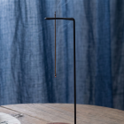 Vertical wooden incense holder