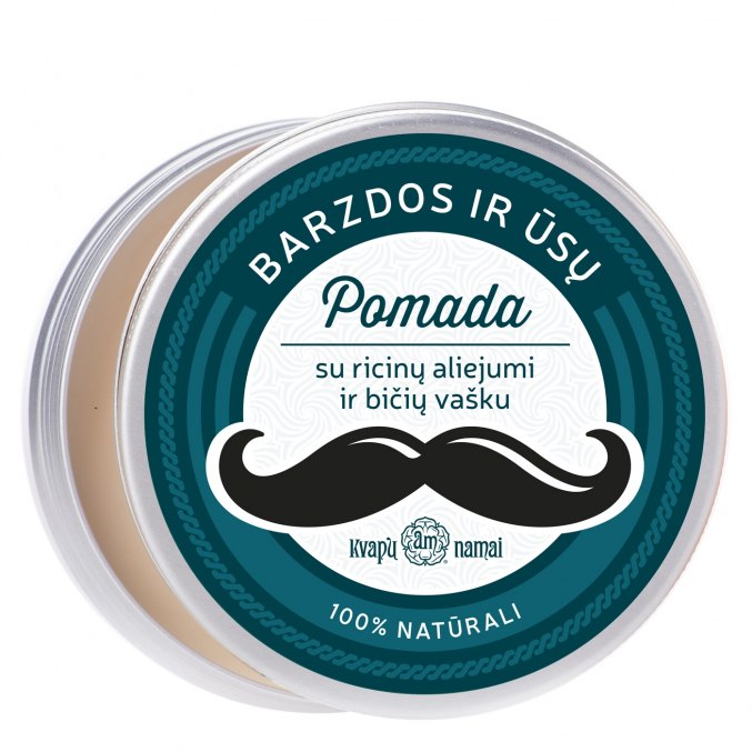 Beard and mustache pomade