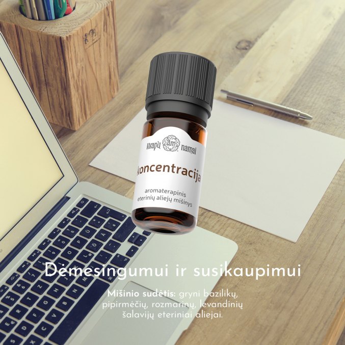 CONCENTRATION aromatherapeutic essential oils blend