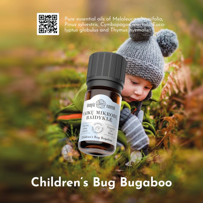 CHILDREN S BUG BUGABOO aromatherapeutic essential oils blend Kvap namai aromata.lt