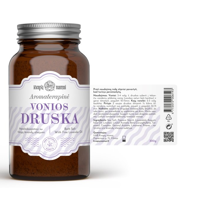 Vonios DRUSKA ATPALAIDUOJAMOJI su levandomis