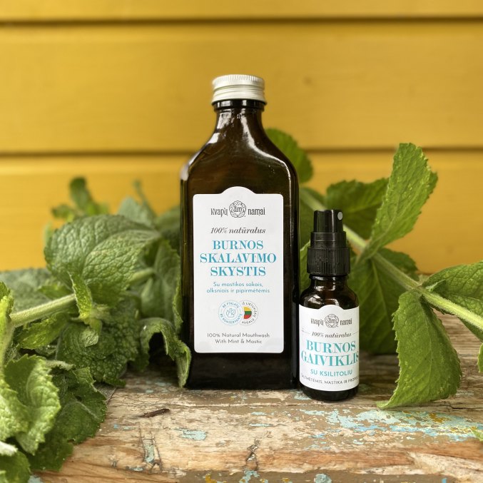 100% Natural Mouthwash Mint & Mastic