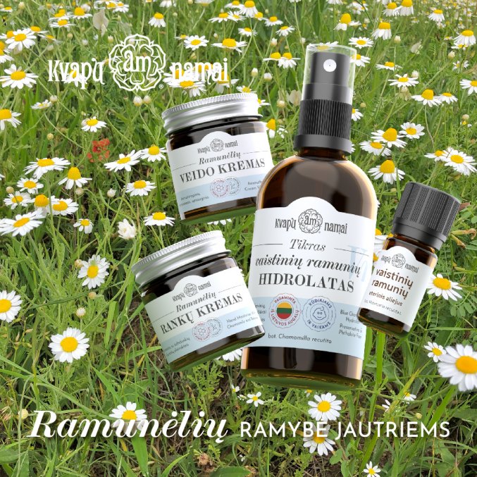 Natural Chamomile Hand Cream with Prebiotic Oils