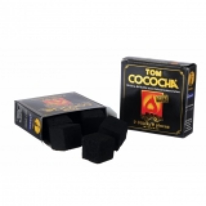 Kokosų kevalų anglis smilkymui (dėžutė, 9vnt)