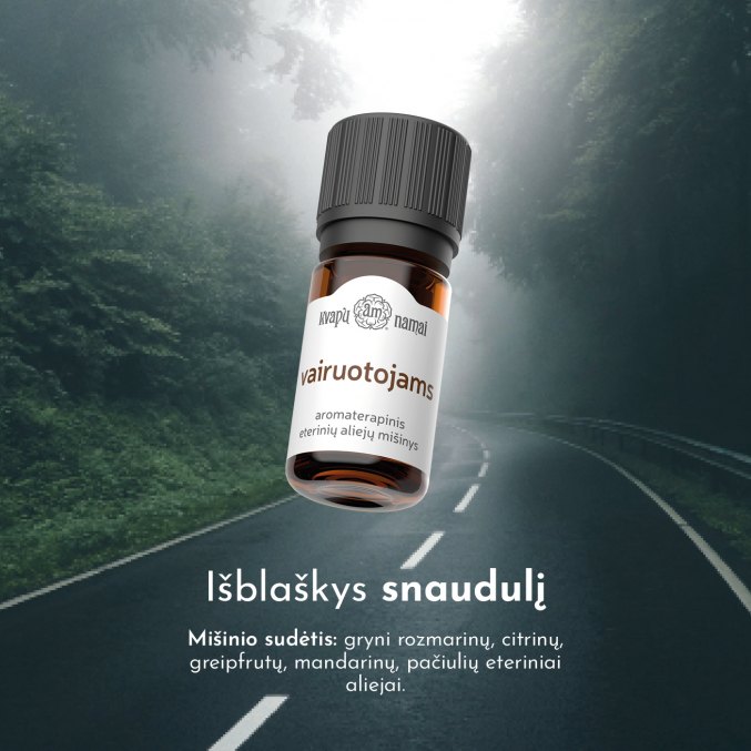 FOR DRIVERS aromatherapeutic essential oils blend