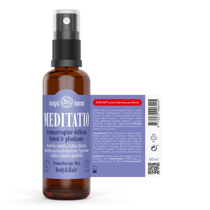 MEDITATIO Aromatherapy Mist Body & Hair