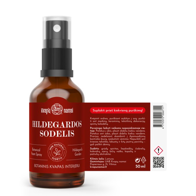 Natural Room Spray HILDEGARDA'S GARDEN
