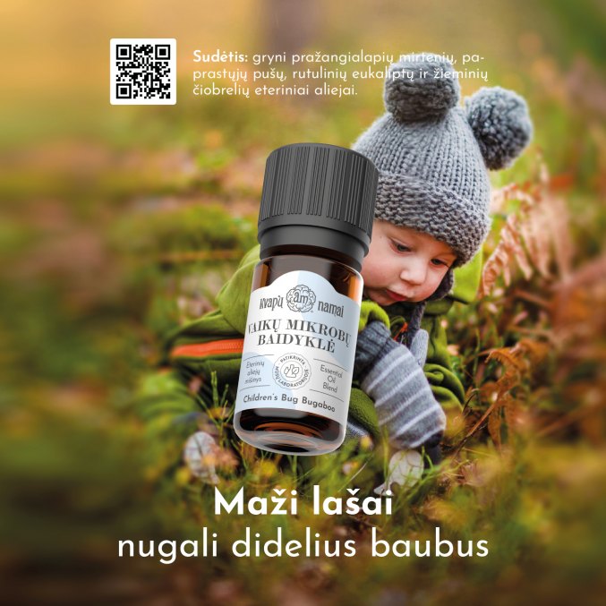 CHILDREN'S BUG BUGABOO aromatherapeutic essential oils blend