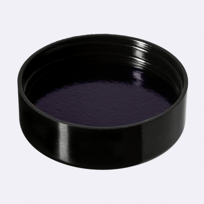 Juodo violetinio stiklo indelis kremui 30ml