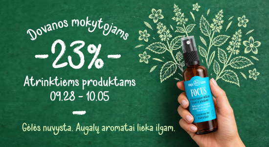 Akcija mokytojų dovanoms